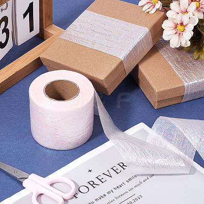Sparkle Polyester Laser Deco Mesh OCOR-WH20001-34C-1