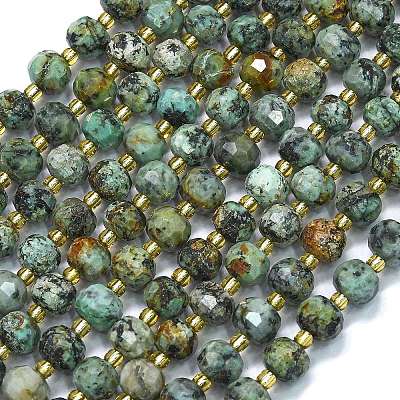 Natural African Turquoise Beads Strands G-K389-E46-01-1