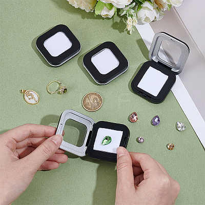 ABS Plastic Loose Diamond Storage Boxes with Visible Window Lid AJEW-WH0609-746B-02-1