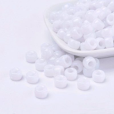 Christmas Theme Opaque Acrylic European Beads PL338-M1-1