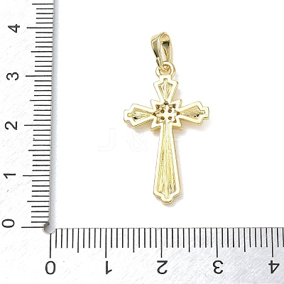 Brass with Crystal Rhinestone Pendants RB-CBA6830-03G-01-1