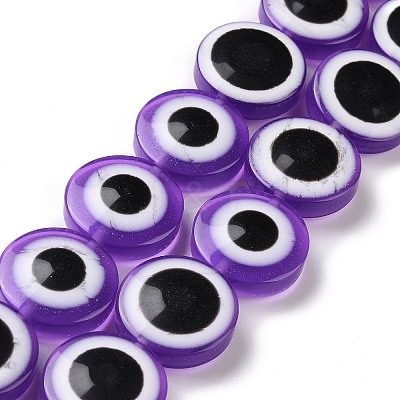 Resin Imitation Lampwork Beads Strands RESI-F032-01C-1