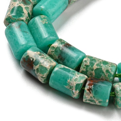 Synthetic Imperial Jasper Beads Strands G-Q1008-A03-1