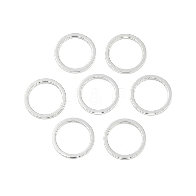 Rack Plating Brass Linking Rings KK-P286-01A-S-1
