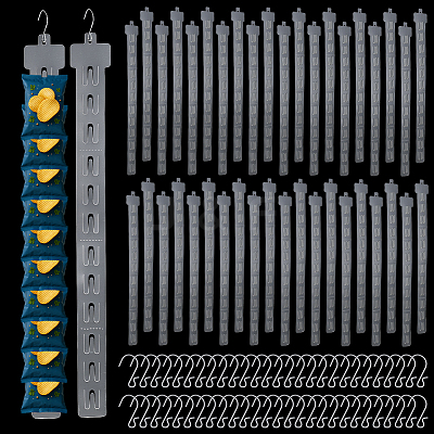 50Pcs Plastic Hanging Merchandise Strips KY-PH0002-22-1