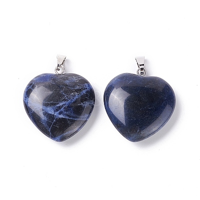 Natural Sodalite Pendants G-G956-B39-FF-1