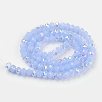 Electroplate Glass Beads Strands EGLA-A034-J2mm-L03-1