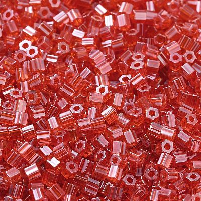 Transparent Colours Luster Glass Seed Beads SEED-S042-20B-02-1