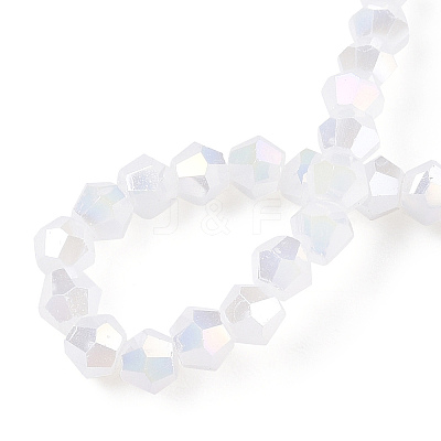 Imitation Jade Electroplate Glass Beads Strands EGLA-A039-J2mm-B06-1