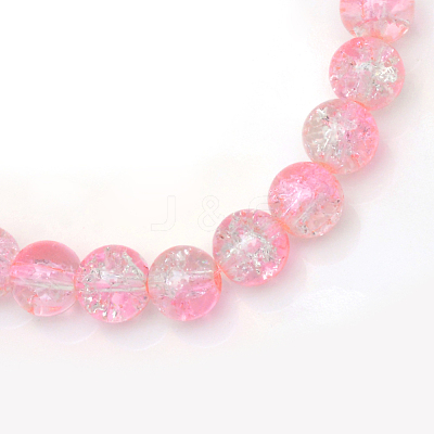 Baking Paint Crackle Glass Beads Strands X-CCG-S001-6mm-02-1