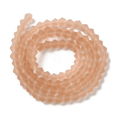 Imitate Austrian Crystal Frosted Glass Beads Strands EGLA-A039-T3mm-MD12-1