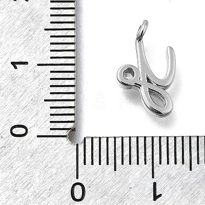 Brass Micro Pave Cubic Zirconia Pendants KK-B132-12P-Y-1