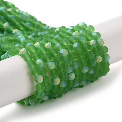 Transparent Glass Beads Strands X1-EGLA-A034-T4mm-MB11-1