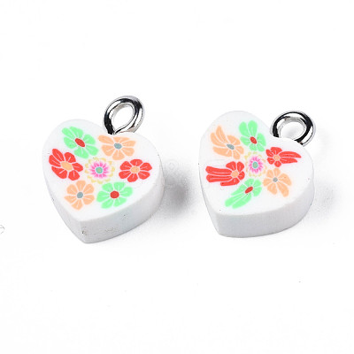 Handmade Polymer Clay Charms CLAY-N006-46D-1