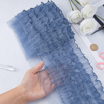 2 Yards Organza Ribbons SRIB-GF0001-66B-1
