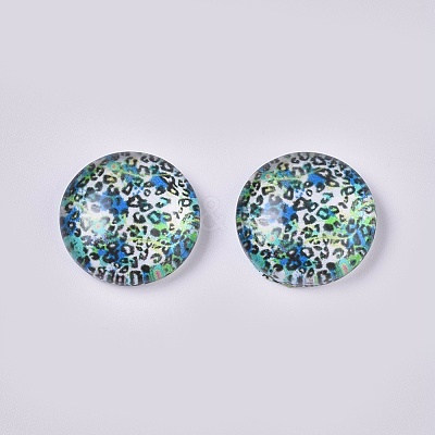 Glass Cabochons LS-GLAA-WH0015-09F-1