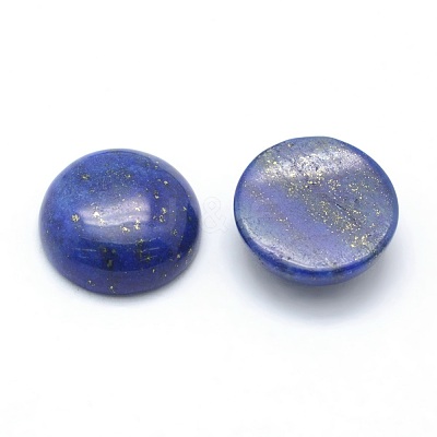 Natural Lapis Lazuli Cabochons X-G-P393-R11-12mm-1