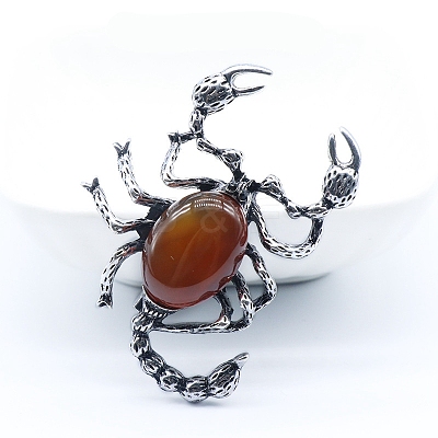 Natural Carnelian Big Pendants PW-WGB167E-07-1