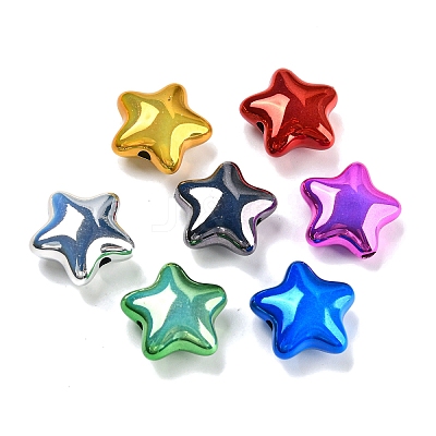 Opaque Acrylic Beads X-MACR-P040-09-1
