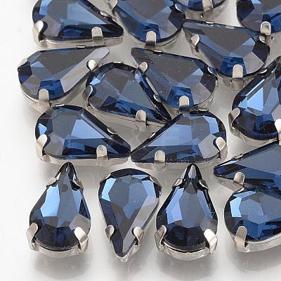 Sew on Rhinestone RGLA-T035-8x13mm-14-1