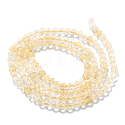 Heated Natural Citrine Beads Strands G-H266-14B-1