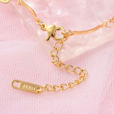 304 Stainless Steel Charm Bracelets for Woman BJEW-S157-07G-H-1