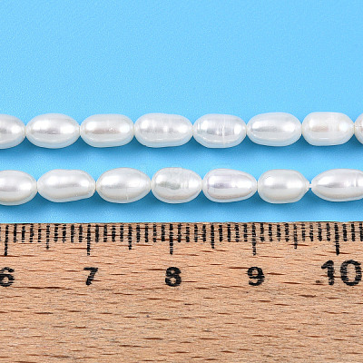 Natural Cultured Freshwater Pearl Beads Strands PEAR-N012-04M-1