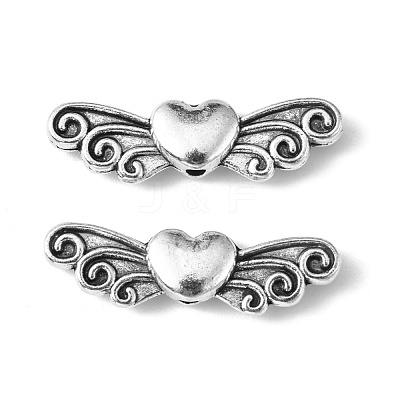 Tibetan Style Alloy Beads TIBEB-6533-AS-FF-1