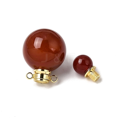 Natural Carnelian Perfume Bottle Pendants GG-CBA7610-02G-02-1