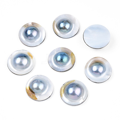 Natural Shell Cabochons PEAR-N020-Q01-1