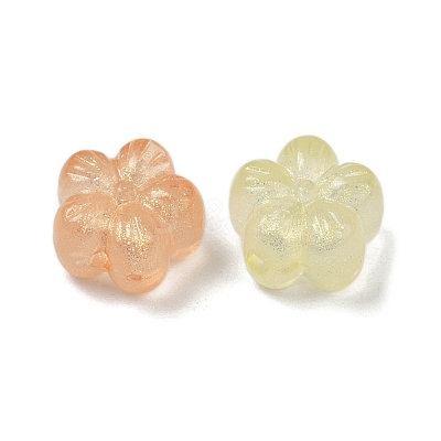 Luminous Transparent Acrylic Beads OACR-B031-14-1
