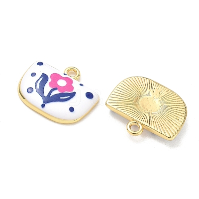 Printed Brass Pendants KK-CBAF9BC-06G-02-1