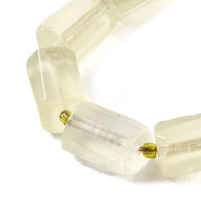 Natural Lemon Quartz(Heated) Beads Strands G-L552R-01-1