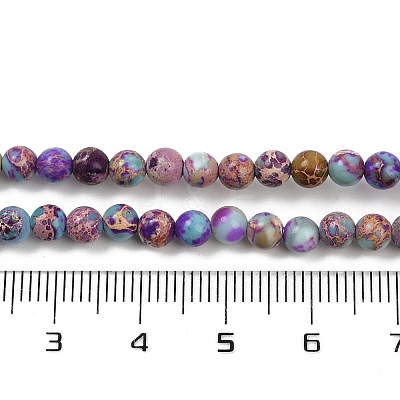 Dyed Natural Regalite/Imperial Jasper/Sea Sediment Jasper Beads Strands G-B124-C04-14-1