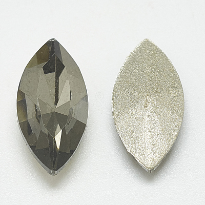 Pointed Back Glass Rhinestone Cabochons RGLA-T083-5x10mm-03-1