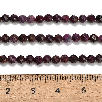 Natural Ruby Beads Strands GG-CBA77FB-B09-3mm-1