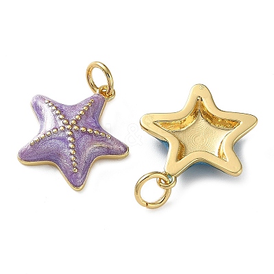 Ocean Brass Pendants KK-D221-21G-01-1