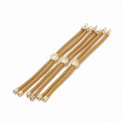 Nylon Twisted Cord Bracelet Making MAK-T003-12G-1