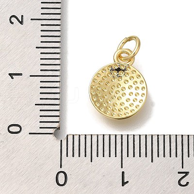 Rack Plating Brass Enamel Charm KK-I720-62G-1