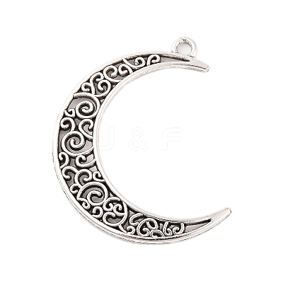 Tibetan Style Alloy Pendants X-TIBEP-R304-001AS-LF-1