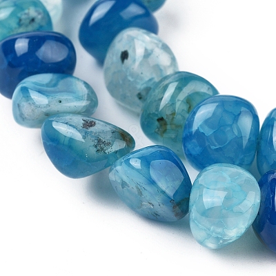 Natural Agate Beads Strands G-L560-L13-1