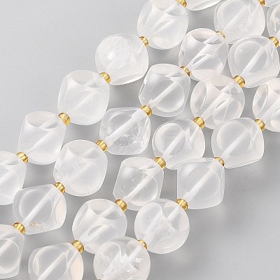 Natural Quartz Crystal Beads Strands G-A030-B37-12mm-1