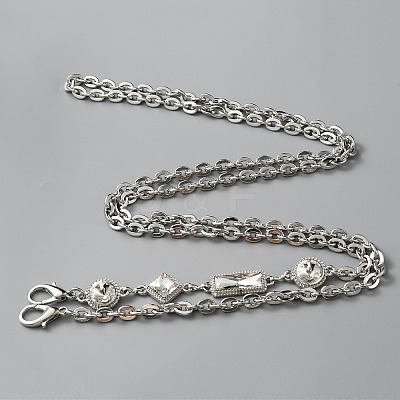 Alloy Cable Chain Bag Straps FIND-WH0002-38B-P-1