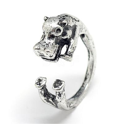 Adjustable Alloy Cuff Finger Rings RJEW-S038-081-1