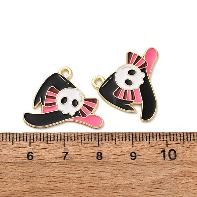 Halloween Alloy Enamel Pendants LS-STAS-I354-01G-E-1