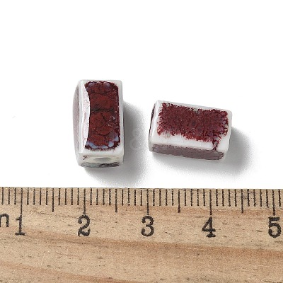 Handmade Porcelain Beads PORC-L080-D-1