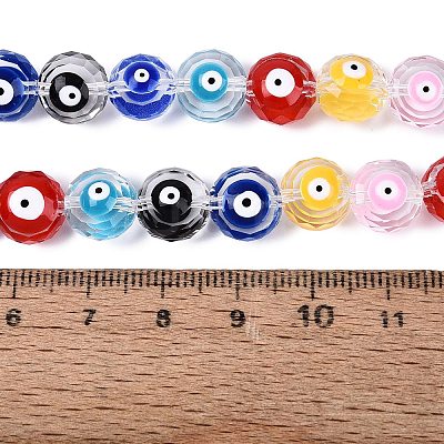 Glass Enamel Beads Strands GLAA-Q112-01A-1