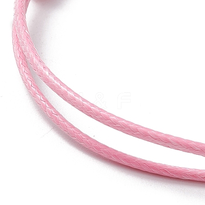 6Pcs 6 Colors Adjustable Waxed Polyester Cord Bracelet Making AJEW-JB01318-02-1