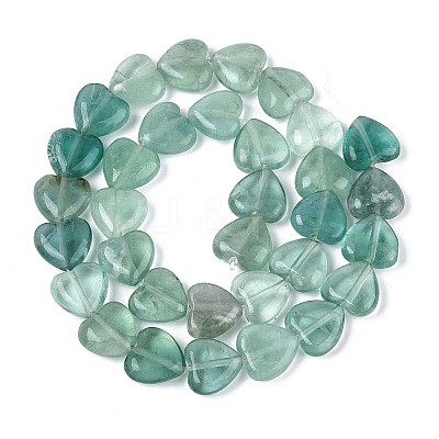 Natural Green Fluorite Beads Strands G-T142-64A-1