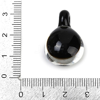 Handmade Lampwork Pendants LAMP-Q005-05B-1
